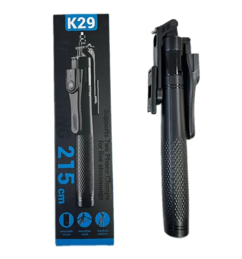 K29 Portable Selfie Stick Tripod with Bluetooth Remote