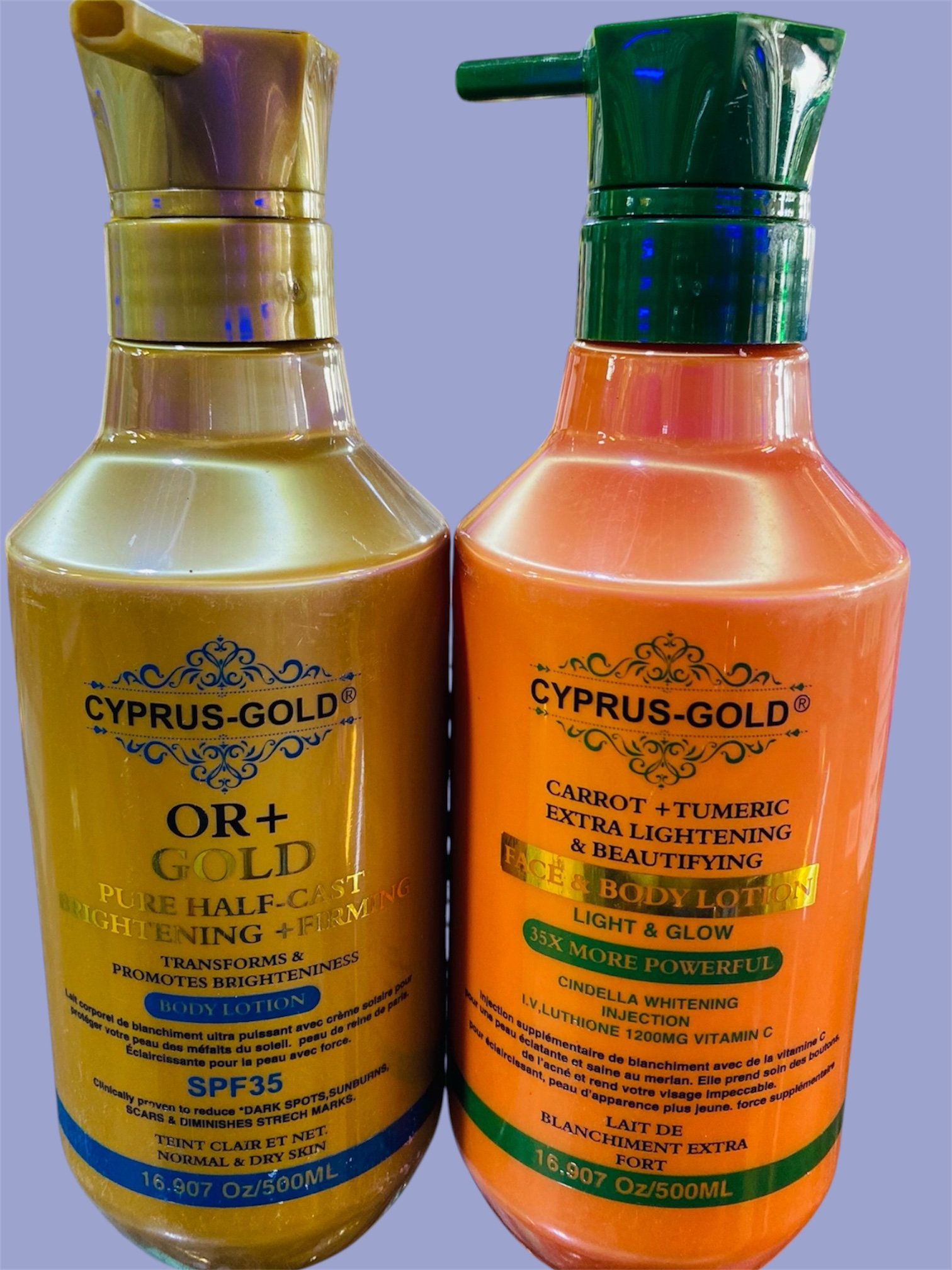 CYPRUS-GOLD HALF CAST BODY LOTION