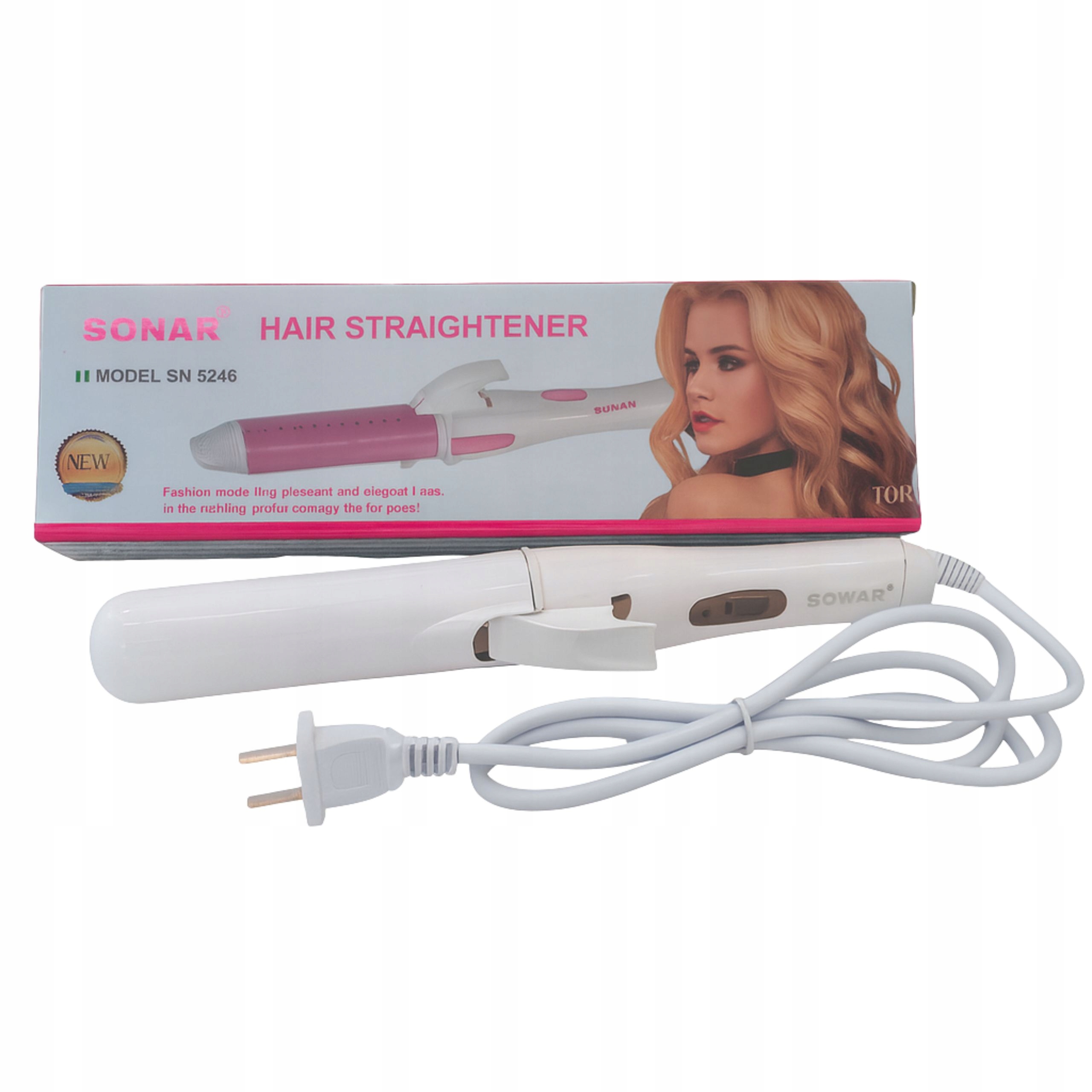 Sonar Hair Straightener SN-5246 – Professional Styling Iron